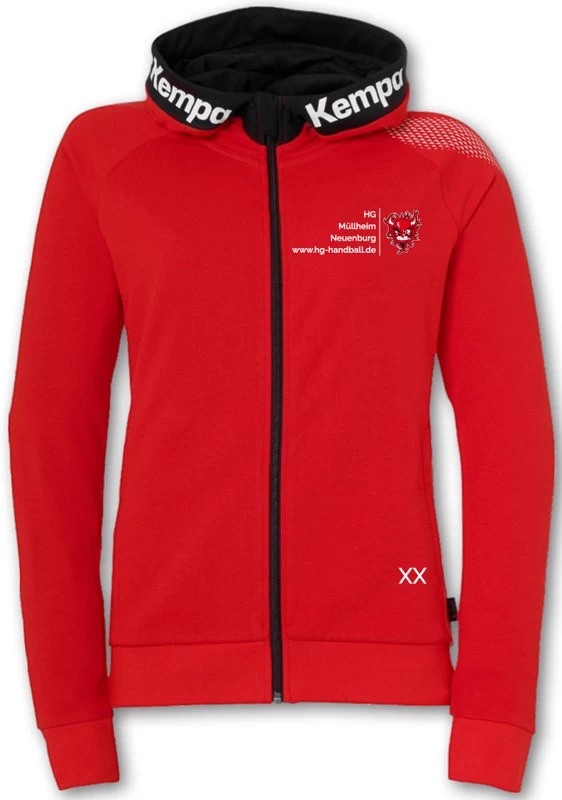 Kempa HG Müllheim Neuenburg CORE 26 HOOD JACKET WOMEN 1 Kempa HG Müllheim Neuenburg CORE 26 HOOD JACKET WOMEN